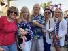 Birthday boy Wesso is surrounded by beautiful & patriotic ladies Carol, Janet, Darlene & Dolly.